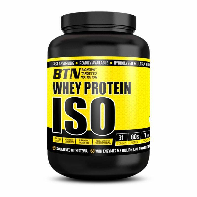 Buy BTN Sports 100% Whey Protein Isolate With Digestive Enzymes ...