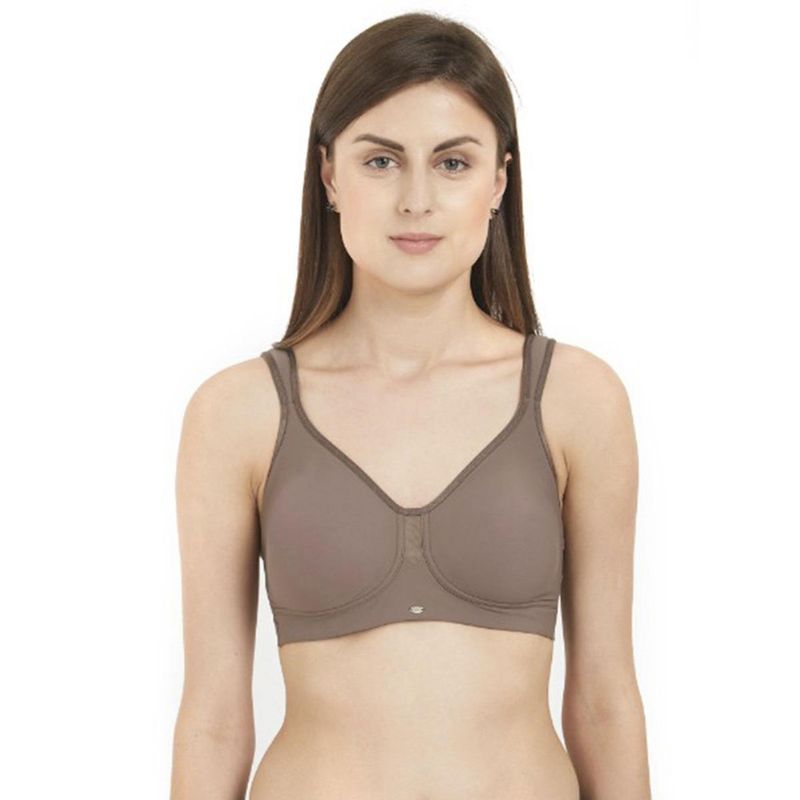 SOIE Full Coverage Minimiser Non Padded Non-Wired Bra-Waffle (32DD)