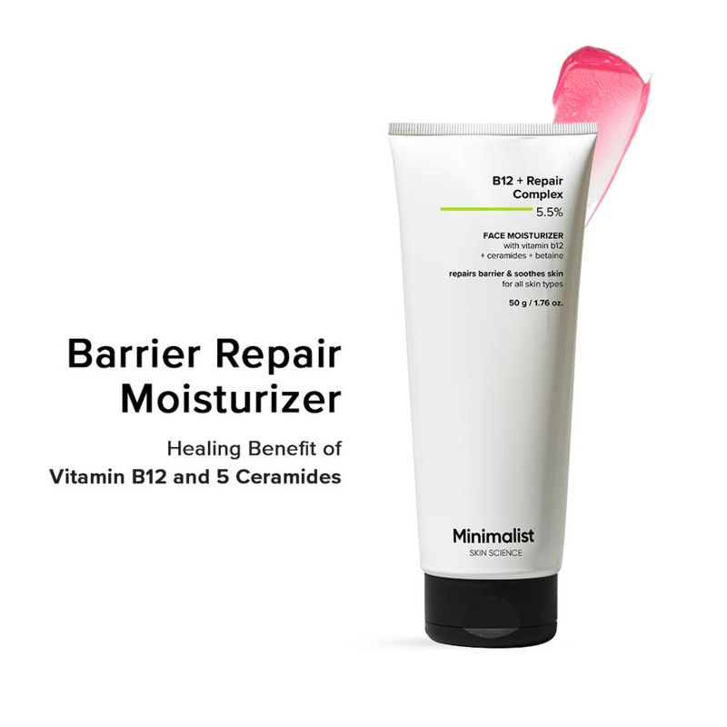 Minimalist B12 + Repair Complex 5.5% Face Moisturizer