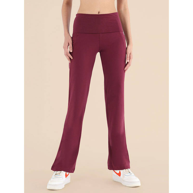 Nite Flite Yoga Pants - Sangria Wine (M)
