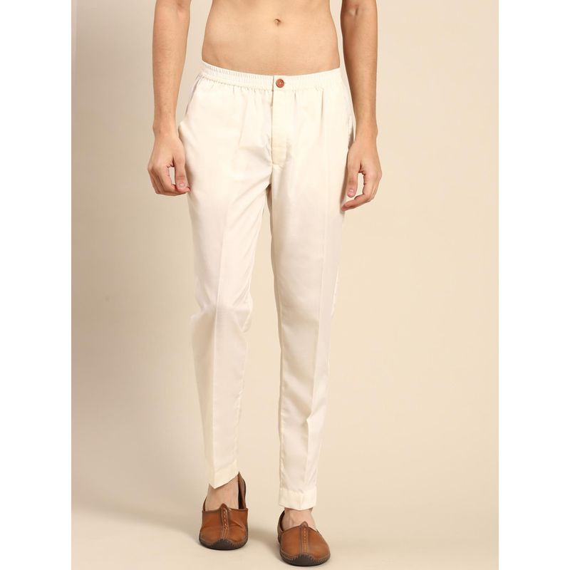 KISAH Men Off White Trouser (M)