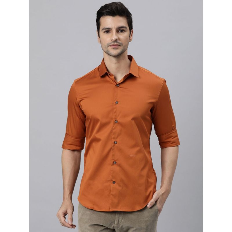 RARE RABBIT Orange Casual Shirt (L)