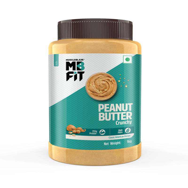 MuscleBlaze Peanut Butter With Added Omega - Crunchy
