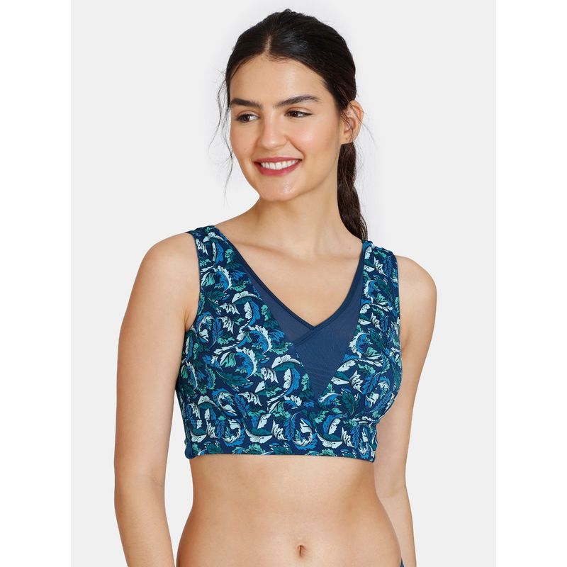 Buy Zivame Plush Mystique Double Layered Non Wired 3 4Th Coverage