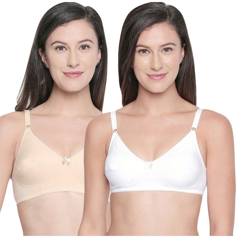 Bodycare B, C & D Cup Perfect Coverage Bra-Pack Of 2 - Nude (32B)