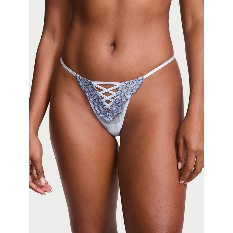 Victoria's Secret Dream Angels Boho Floral Thong Panty Multi-Color (S)