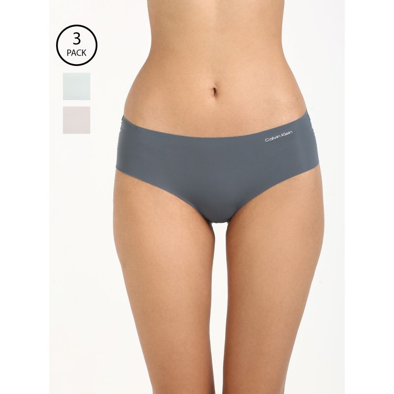 Calvin Klein Womens Brief Multi-Color (Pack of 3) (S)