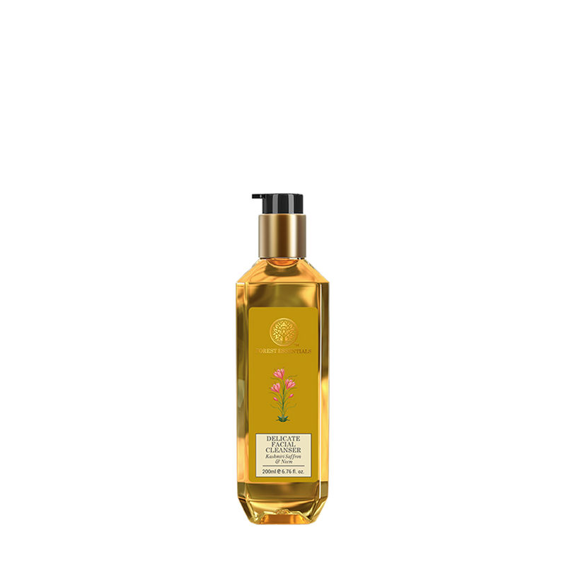 Forest Essentials Ayurvedic Delicate Facial Cleanser Kashmiri Saffron & Neem (Face Wash)