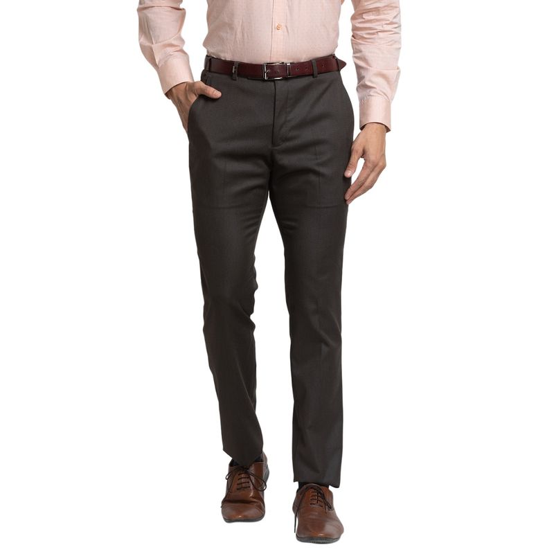 Park Avenue Dark Brown Trouser (30)