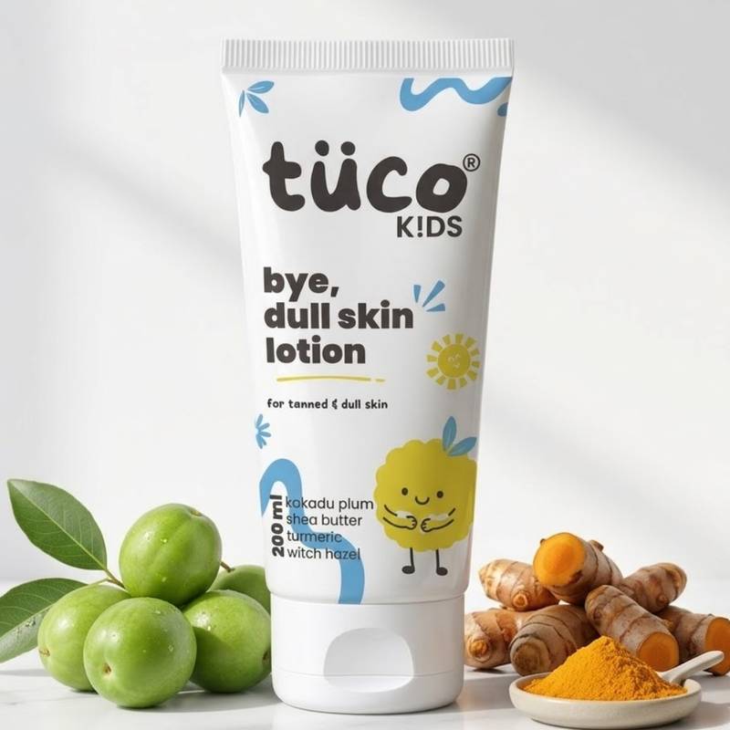 TuCo Kids Summer Dull Skin Lotion Turmeric, Kakadu Plum, Rosehip SLS & Paraben Free