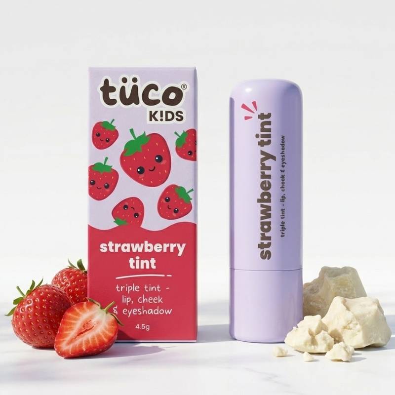 TuCo Kids Lip Balm Tint, Ages 5+ - Natural Cherry