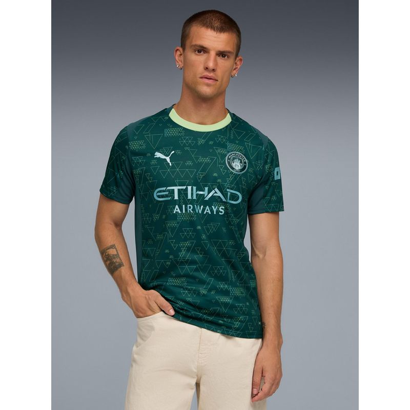 Puma Manchester City 25/26 Men's Fourth Jersey - Green (S)
