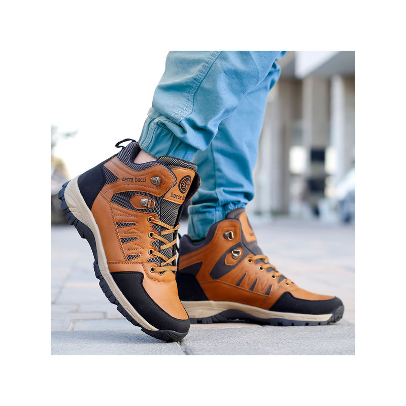 Bacca Bucci Hunter 6 Inches Hiking-Snow Boots For Men (UK 9)