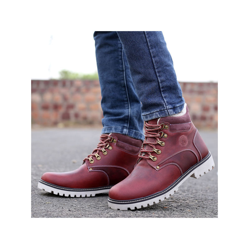 Bacca Bucci Oscow Splash-Proof Leather Fashion Boots with Fur Lining (UK 6)