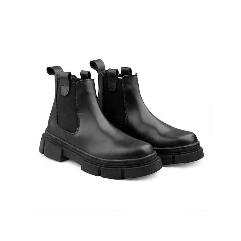 Bacca Bucci Maverick Brushed Leather Chealsea Fashion Boots For Men (UK 9)