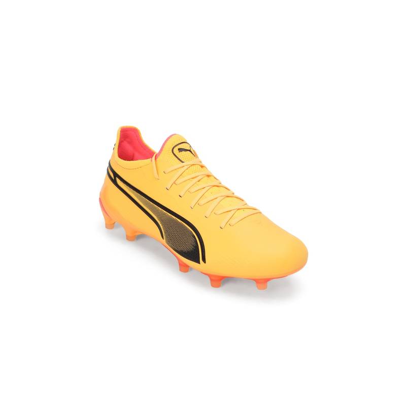 Puma KING ULTIMATE FG/AG Women Orange Football Shoes (UK 3)