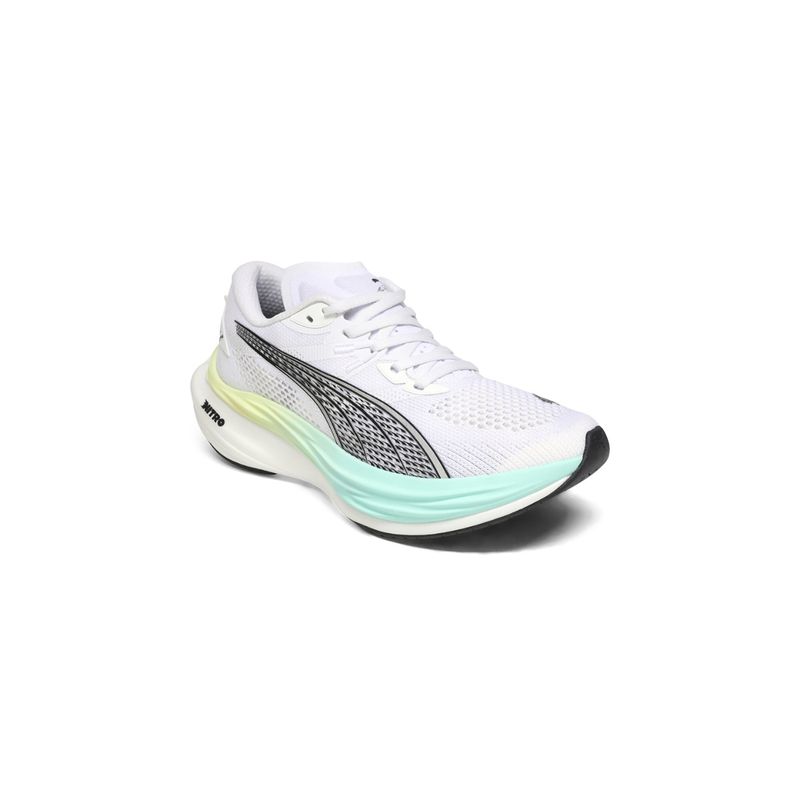 Puma Deviate NITRO 3 Women White Running Shoes (UK 3)