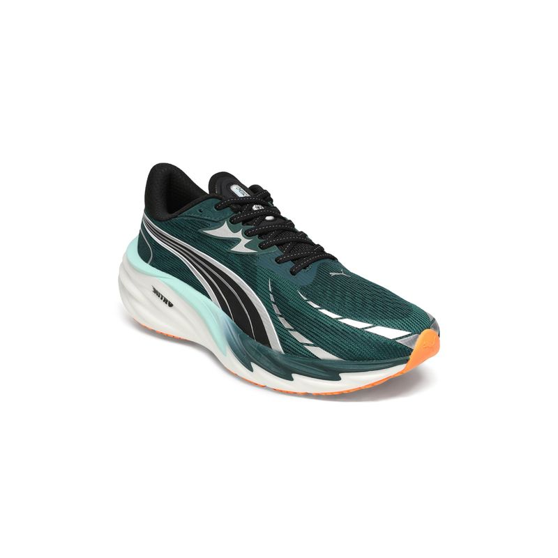 Puma Velocity NITRO 4 Men Green Running Shoes (UK 6)