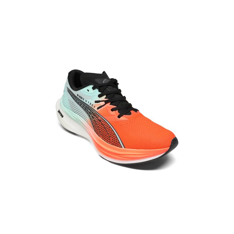 Puma Deviate NITRO 3 HYRO Men Orange Running Shoes (UK 11)