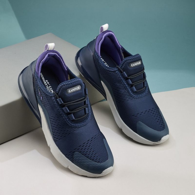 Campus CRAPE Navy Blue Women Lace-Up Running Shoes (UK 4)
