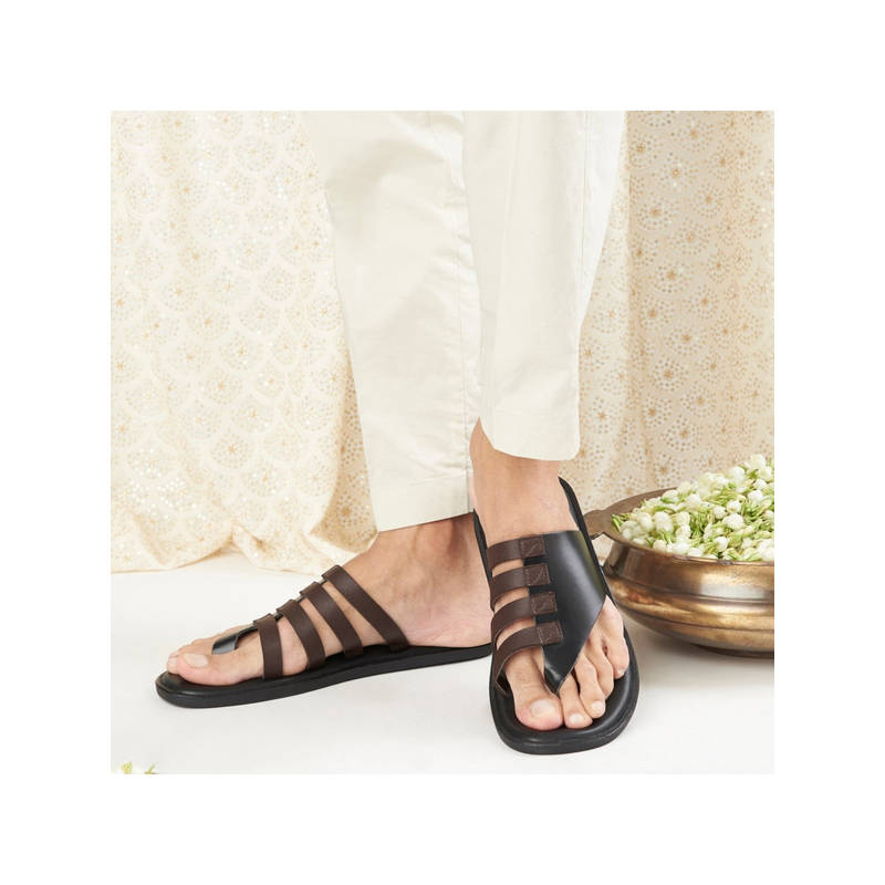 SKO Men Catania Dual Tone Slippers (UK 6)