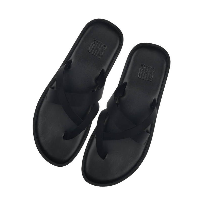 SKO Sorrento Men Black Slippers (EURO 40)