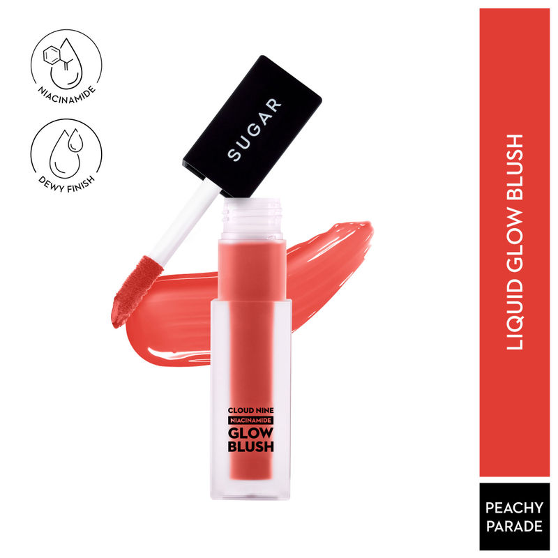 SUGAR Cloud Nine Niacinamide Glow Blush - 02 Peachy Parade