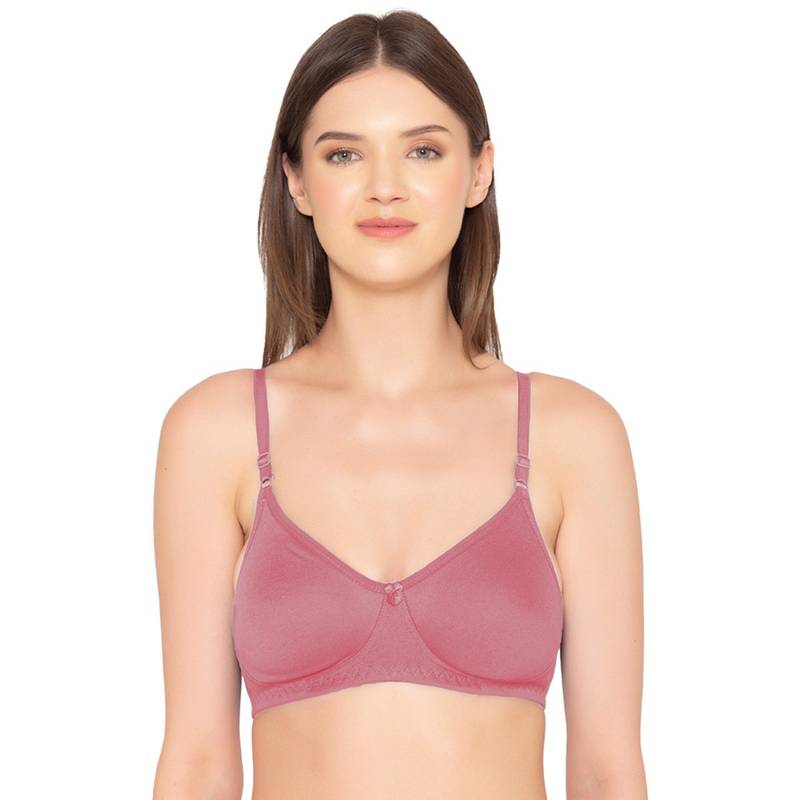 Groversons Paris Beauty Women's Seamless Non-Wired Non Padded Bra (32B)
