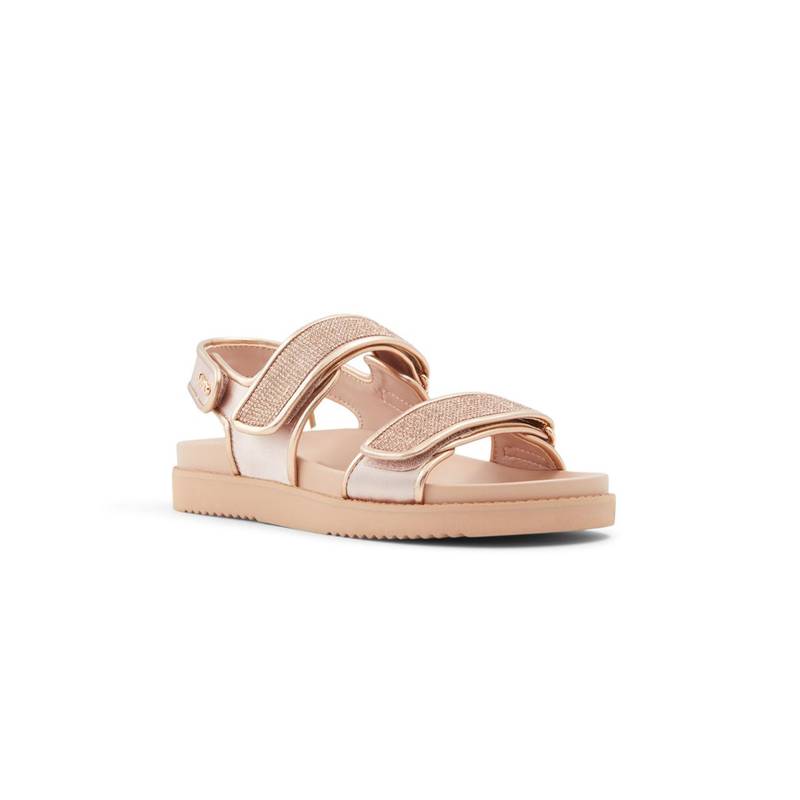 Aldo Women Rose Gold Sandals (UK 4)