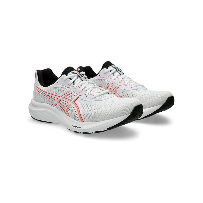 ASICS GEL-CONTEND 9 Men Running Shoes White & Red (UK 9)
