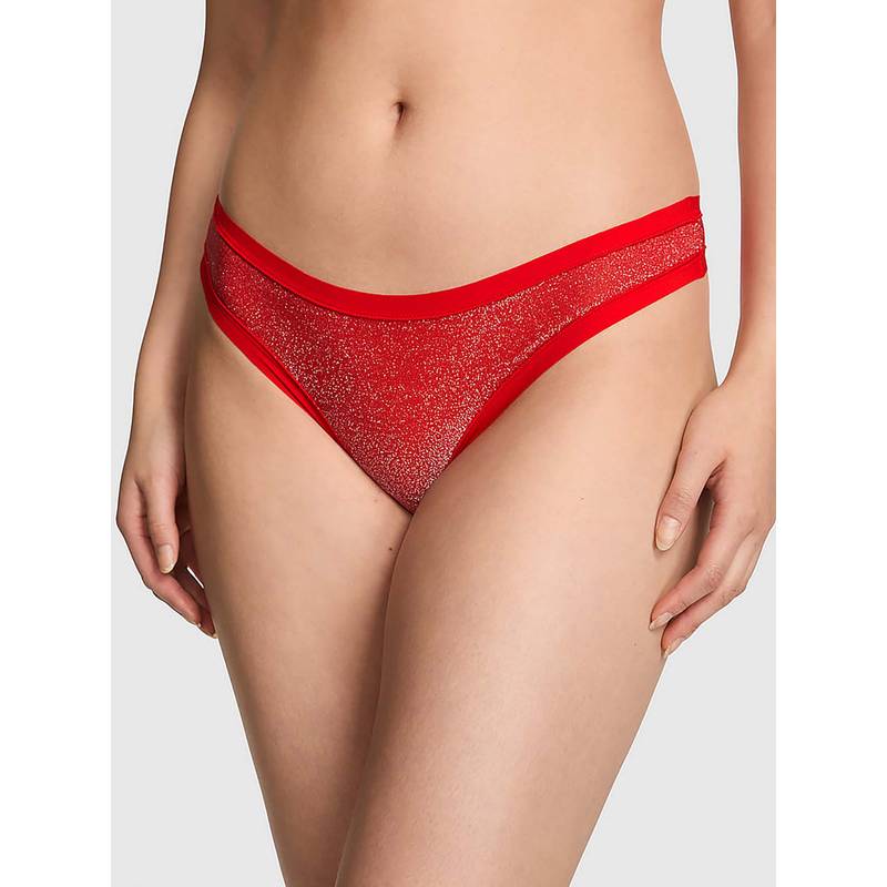 Victoria's Secret Women Red Thong Panty (XS)