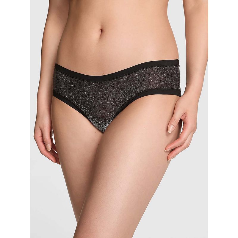 Victoria's Secret Women Black Cheeky Brief Panty (XS)