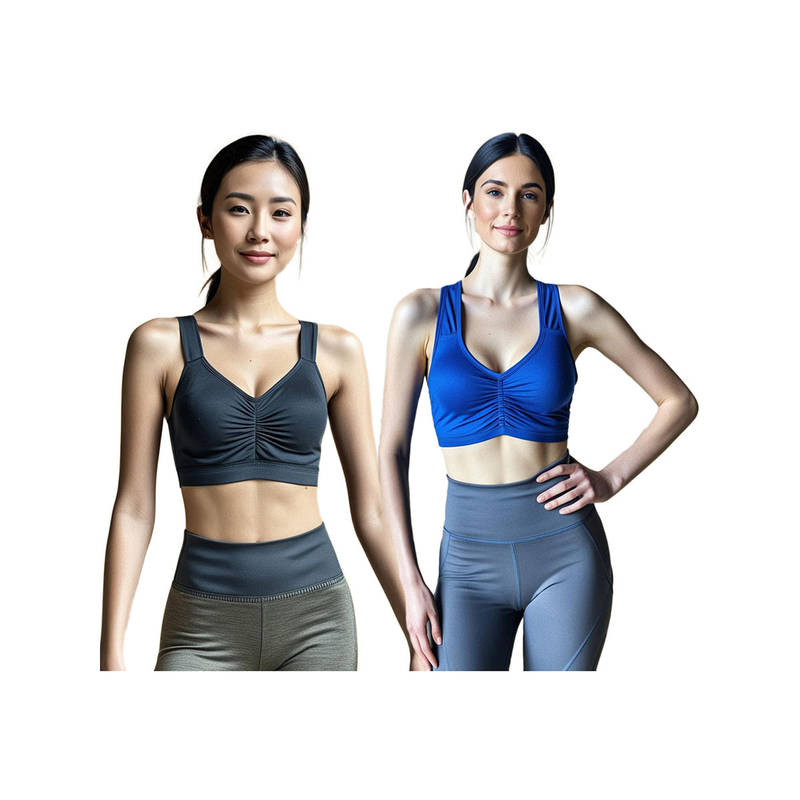 Secrets By ZeroKaata Assorted Solid Lightly Padded Sports Bra Women (Pack of 2) (XS)