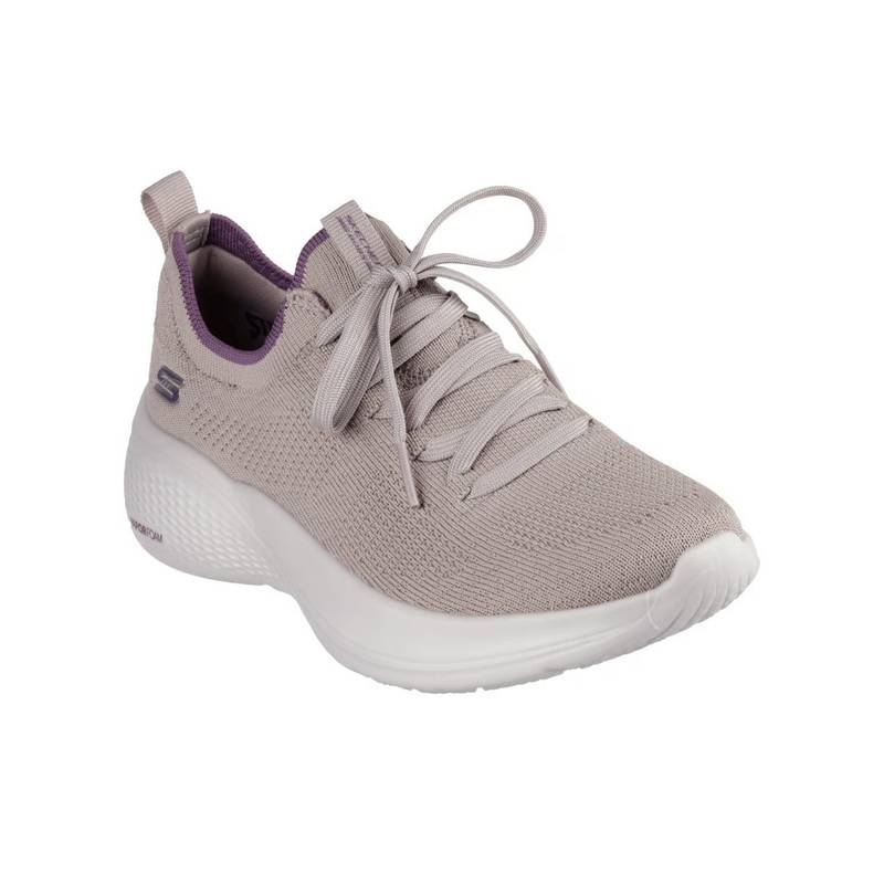 SKECHERS Women Taupe Bobs Infinity - Vapor Rich Running Shoes (UK 4)