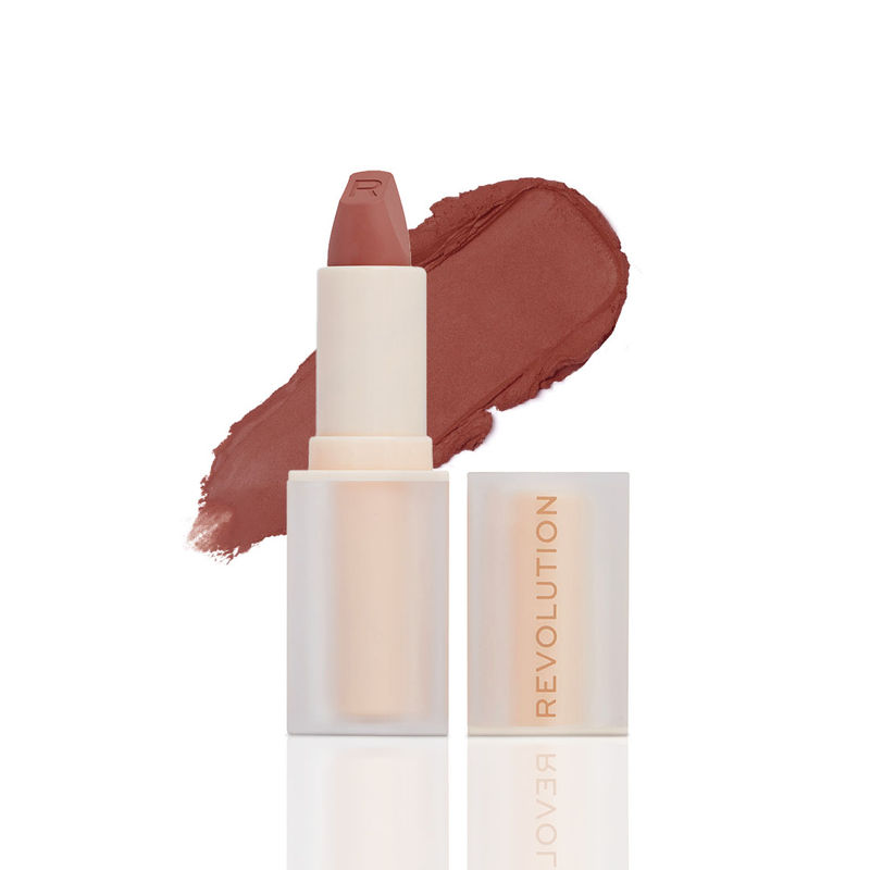 Makeup Revolution Lip Allure Soft Satin Lipstick - Wifey Dusky Pink