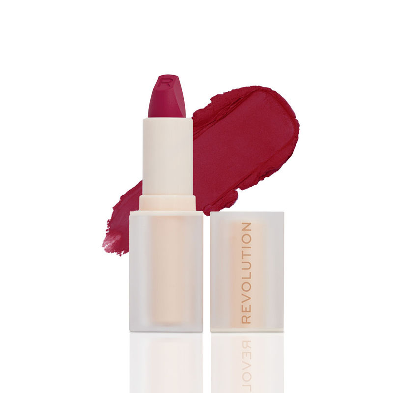 Makeup Revolution Lip Allure Soft Satin Lipstick - Material Girl Wine