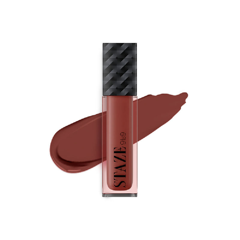 Staze 9to9 Lips Don't Lie Matte + Transferproof Liquid Lipstick - 05 Cocoa Crush