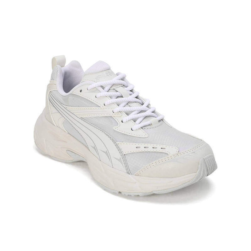 Puma Morphic Futro-Glam Womens Off White Sneakers (UK 4)