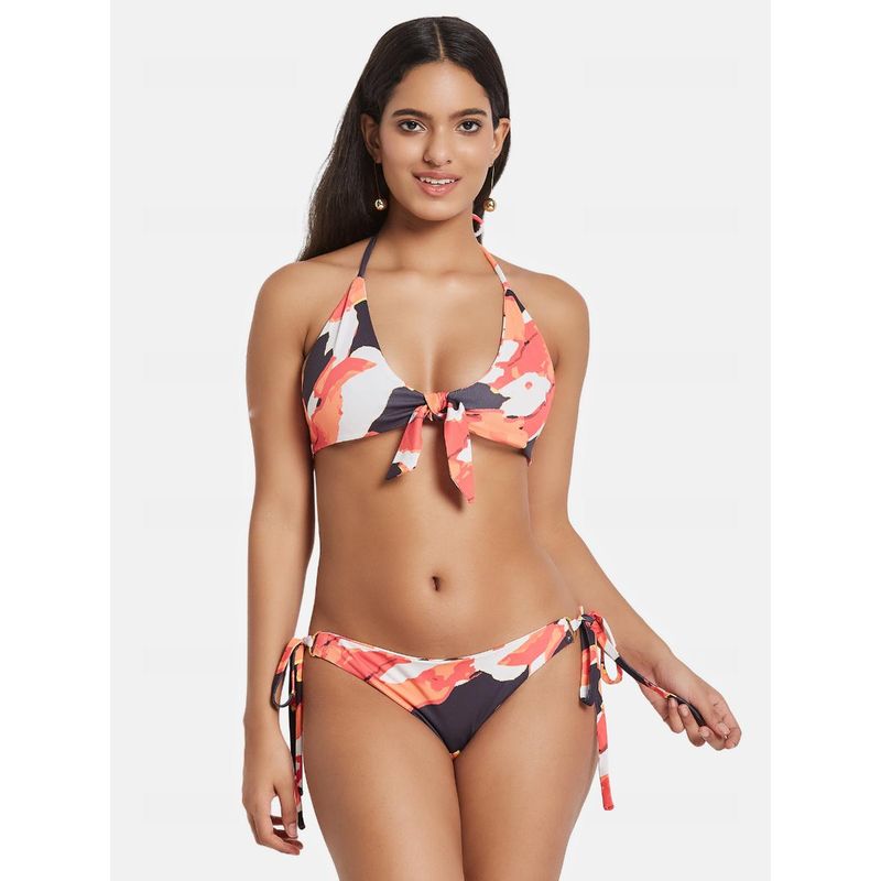 Secrets By ZeroKaata Women Multi-Color Swim Bikini Beachwear (Set of 2) (XS)