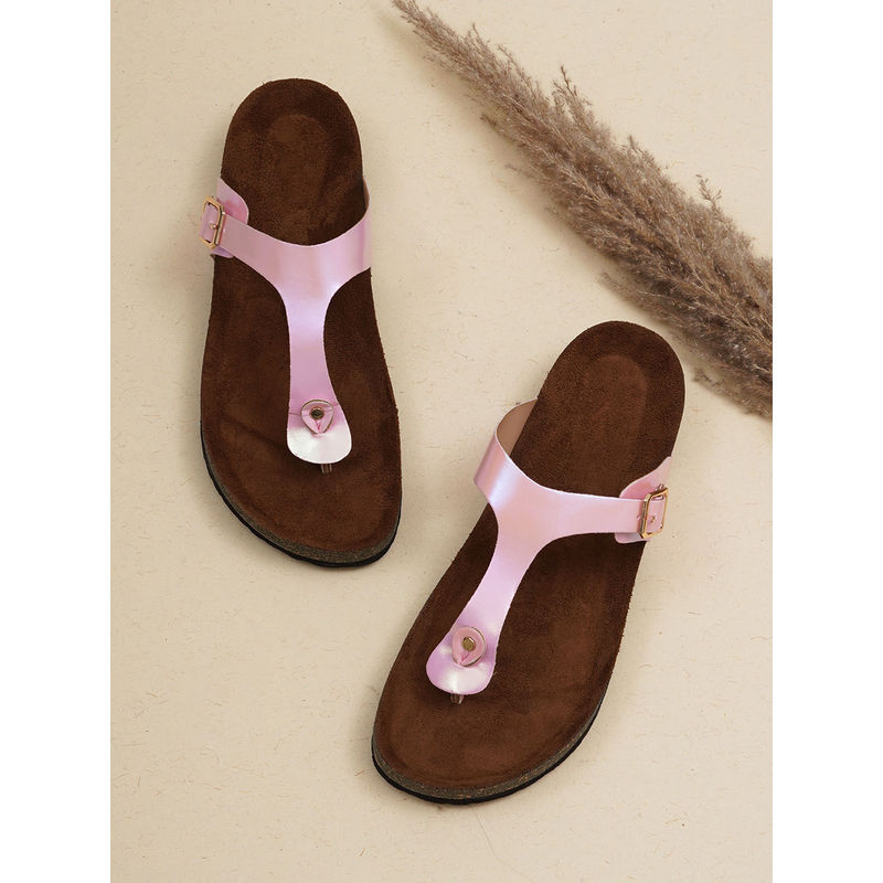 MOZAFIA Womens Pink Sandals (UK 6)
