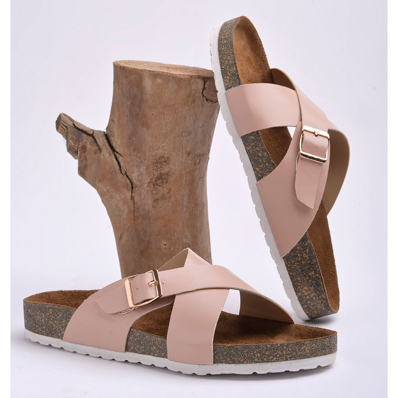 MOZAFIA Womens Pink Sandals (UK 4)