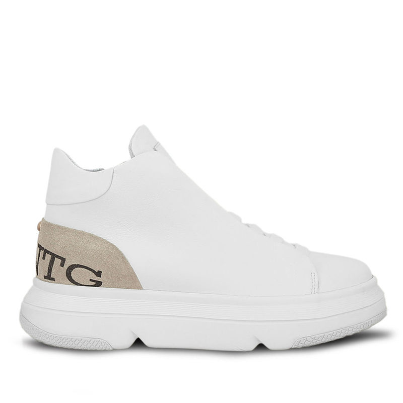 Saint G White Leather Handcrafted Sneakers Buy Saint G White Leather