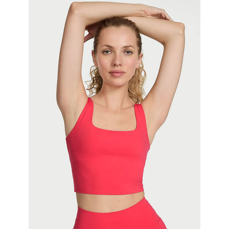 Victoria's Secret Pink Vsx Elevate Square Neck Tank Top (XL)