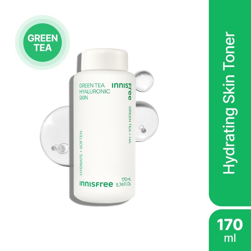 Innisfree Green Tea Hyaluronic Acid Skin Toner For Hydrating & Refreshing Skin
