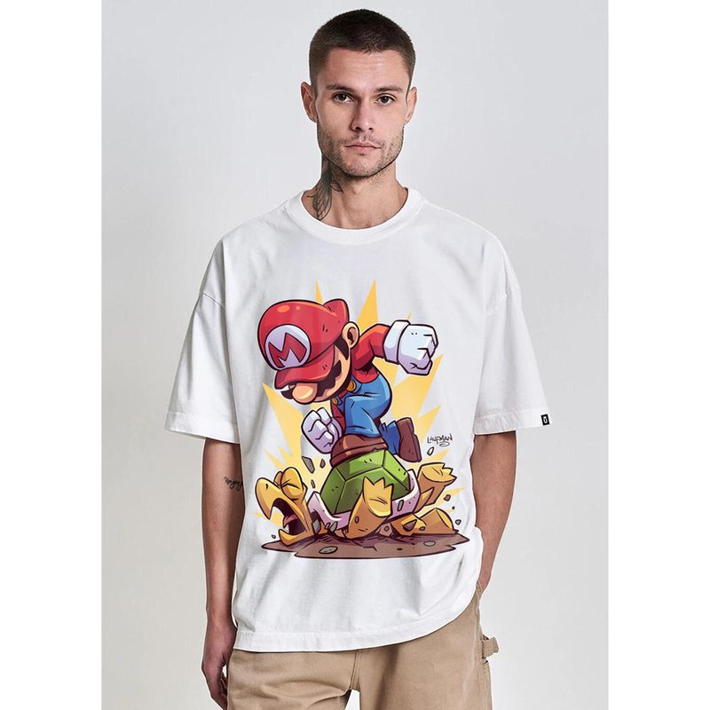 PRONK Mario Men Oversized T-Shirt (S)