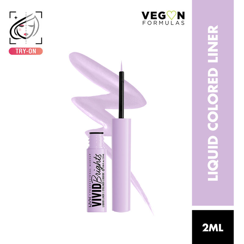 NYX Professional Makeup Vivid Bright Liquid Eyeliner - Lilac Link