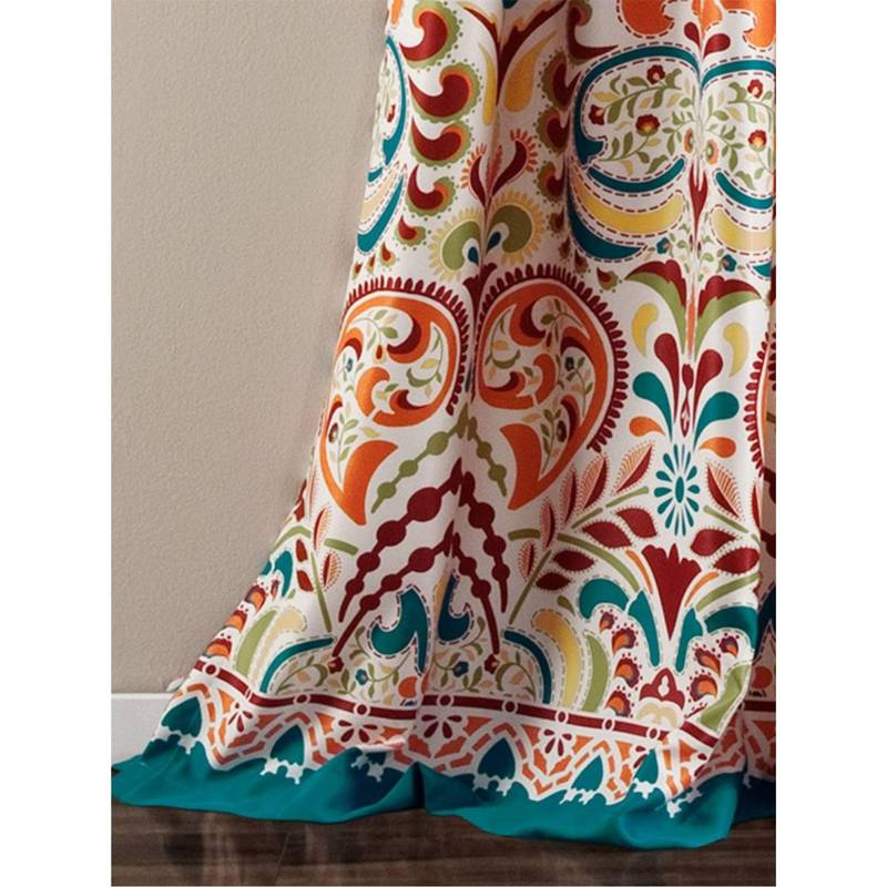 Urban Space Digital Blackout Curtains for Door 2 Piece - Indian Odyssey (Pack of 2) (7x4 feet)