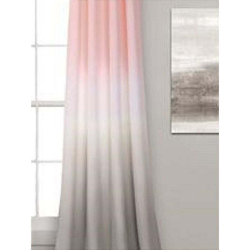 Urban Space Digital Blackout Curtains for Door 2 Piece - Waterfall Pink (Pack of 2) (7x4 feet)