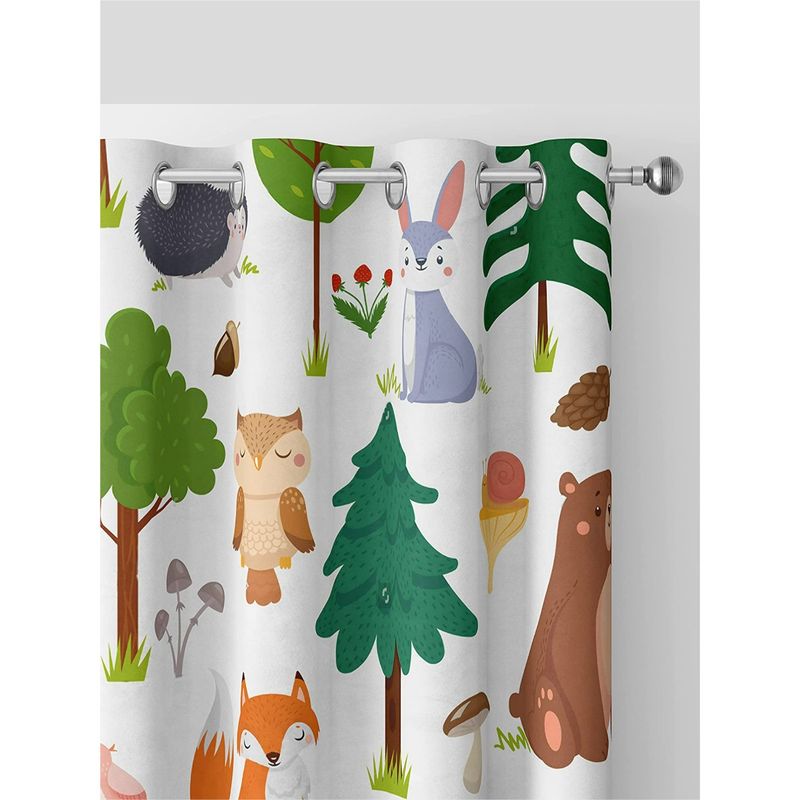 Urban Space Digital Blackout Curtains for Long Door 1 Piece - BugsBunny (8x4 feet)