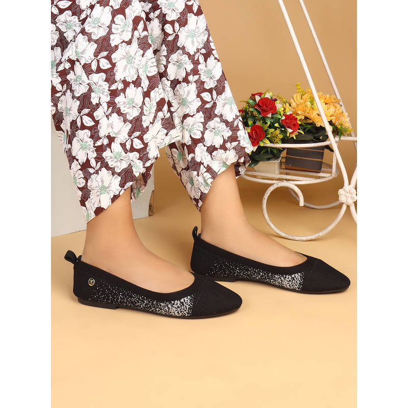 ELLE Women Black Ballerina (EURO 37)